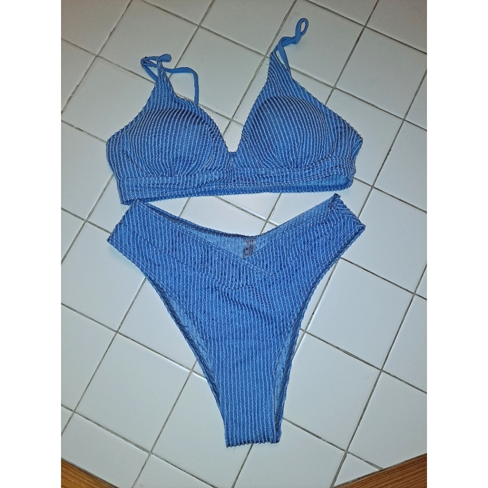 Stripe bikini swimsuit bathing suit set summer beach party pool boat travel sexy